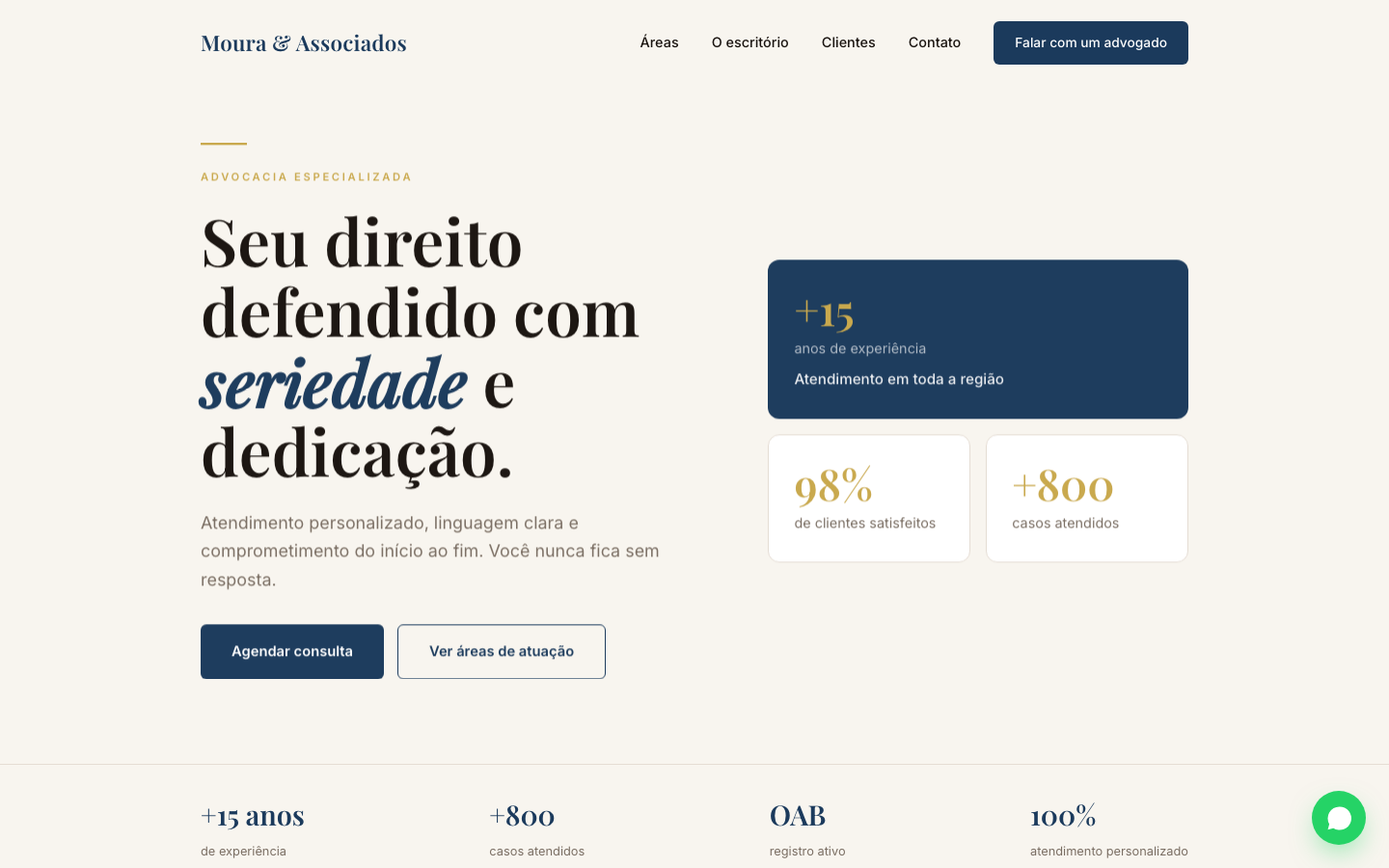 Site da Moura & Associados