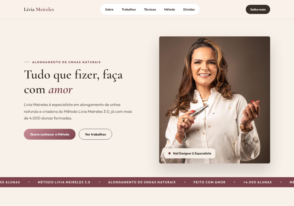 Página da Livia Meireles