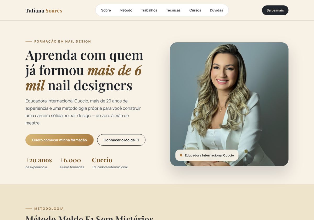 Página da Tatiana Soares